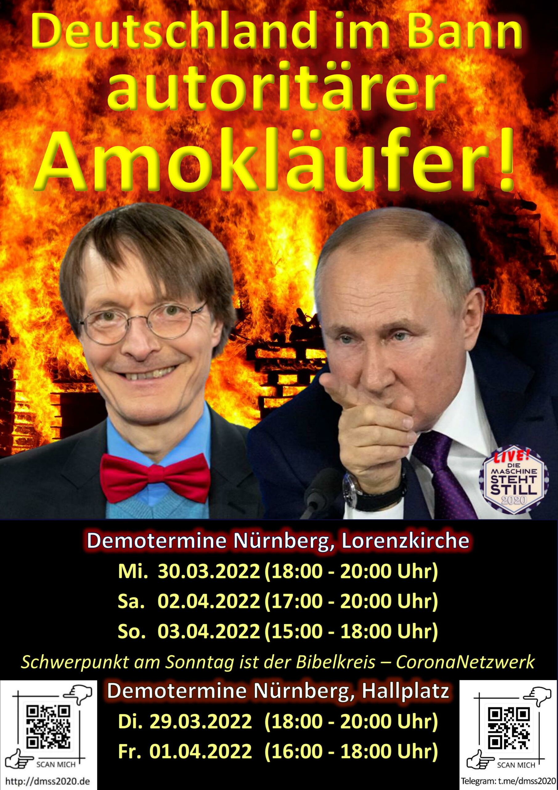 Deutschland im Bann autoritärer Amokläufer!