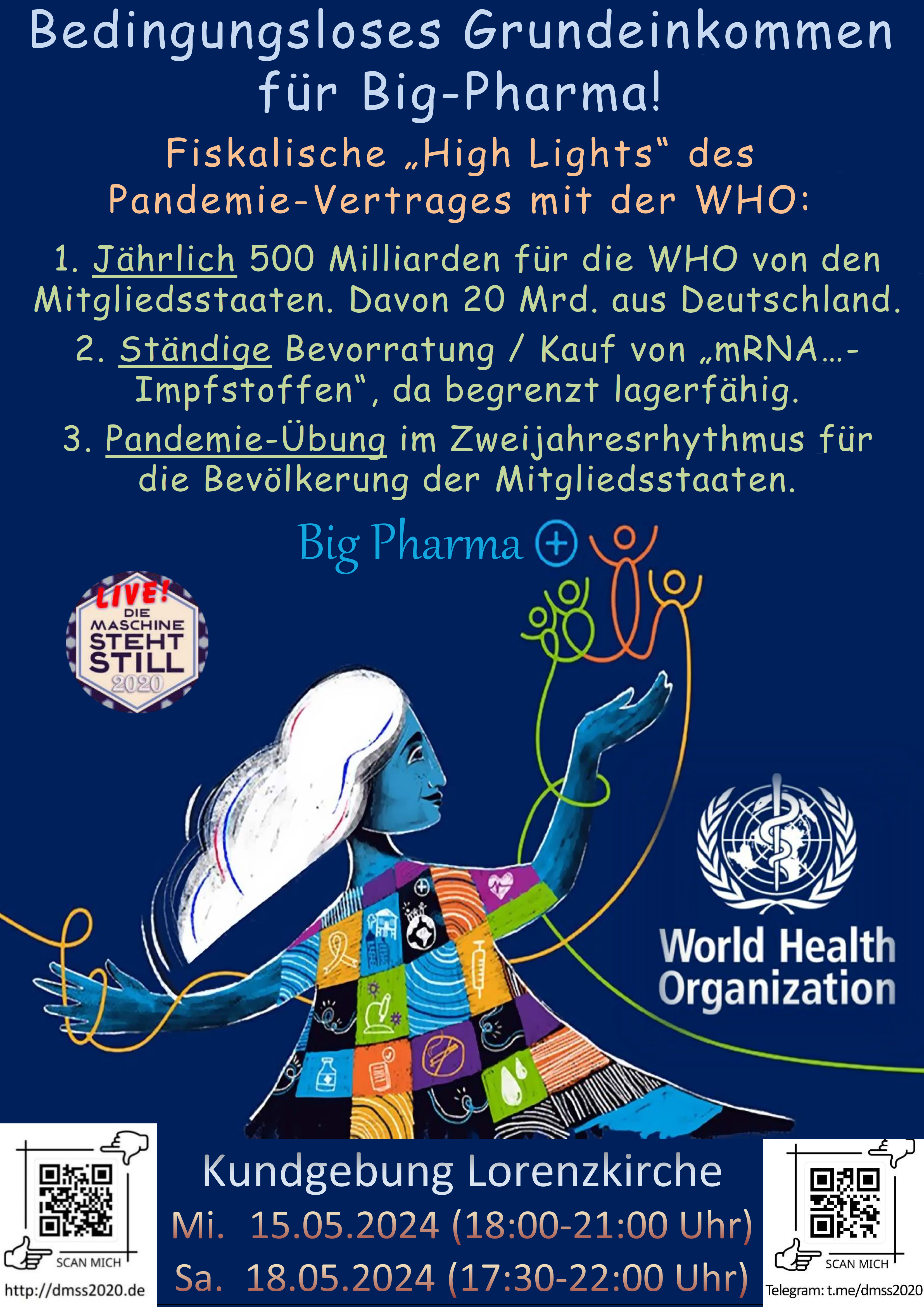 Fiskalische Folgen des Pandemie-Vertrages mit der WHO