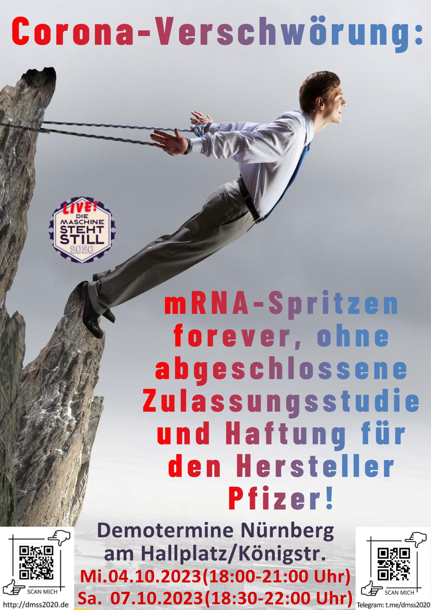 mRNA-Spritzen forever, ohne abgeschlossene Zulassungsstudie und Haftung für den Hersteller Pfizer!