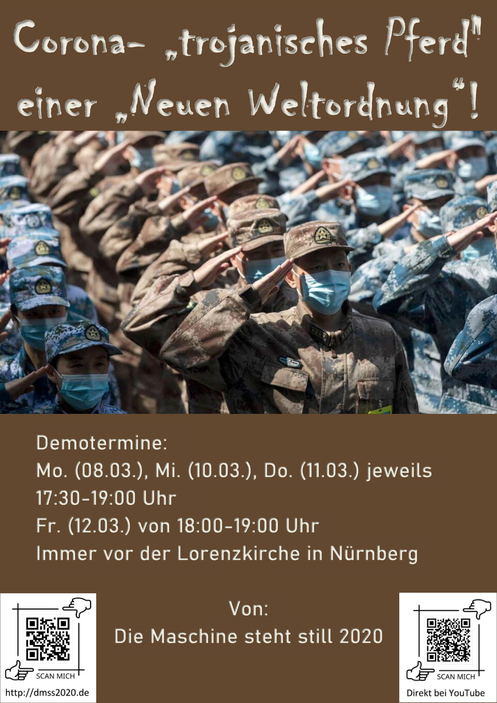 Corona- "trojanisches-Pferd" einer "Neuen Weltordnung"!