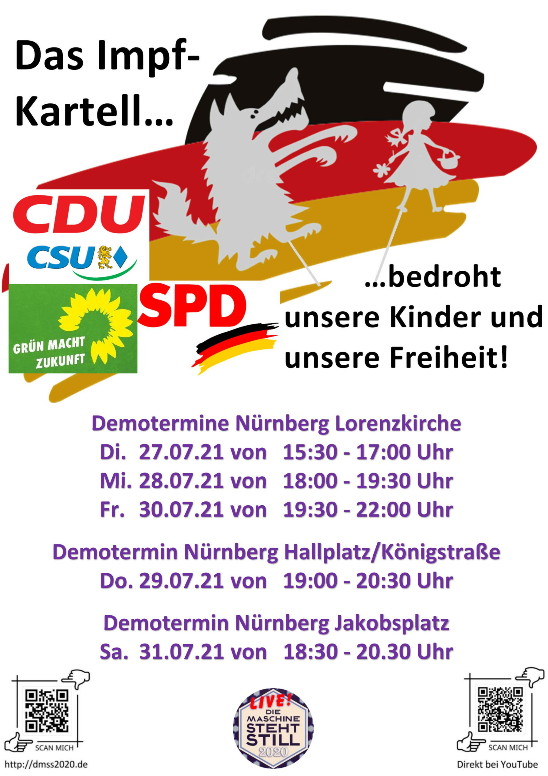 Das Impfkartell bedroht unsere Kinder und unsere Freiheit!