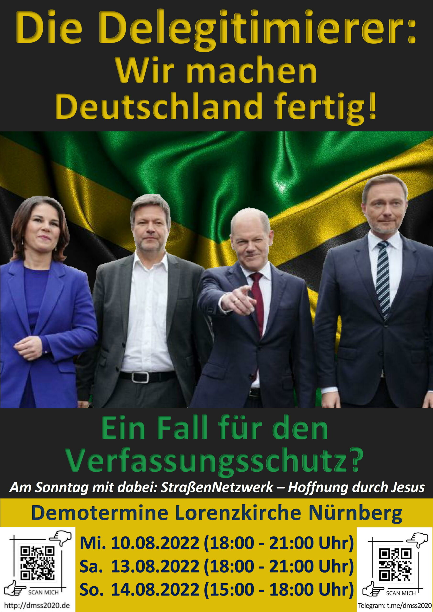 Die Delegitimierer: Wir machen Deutschland fertig! Ein Fall für den Verfassungsschutz?