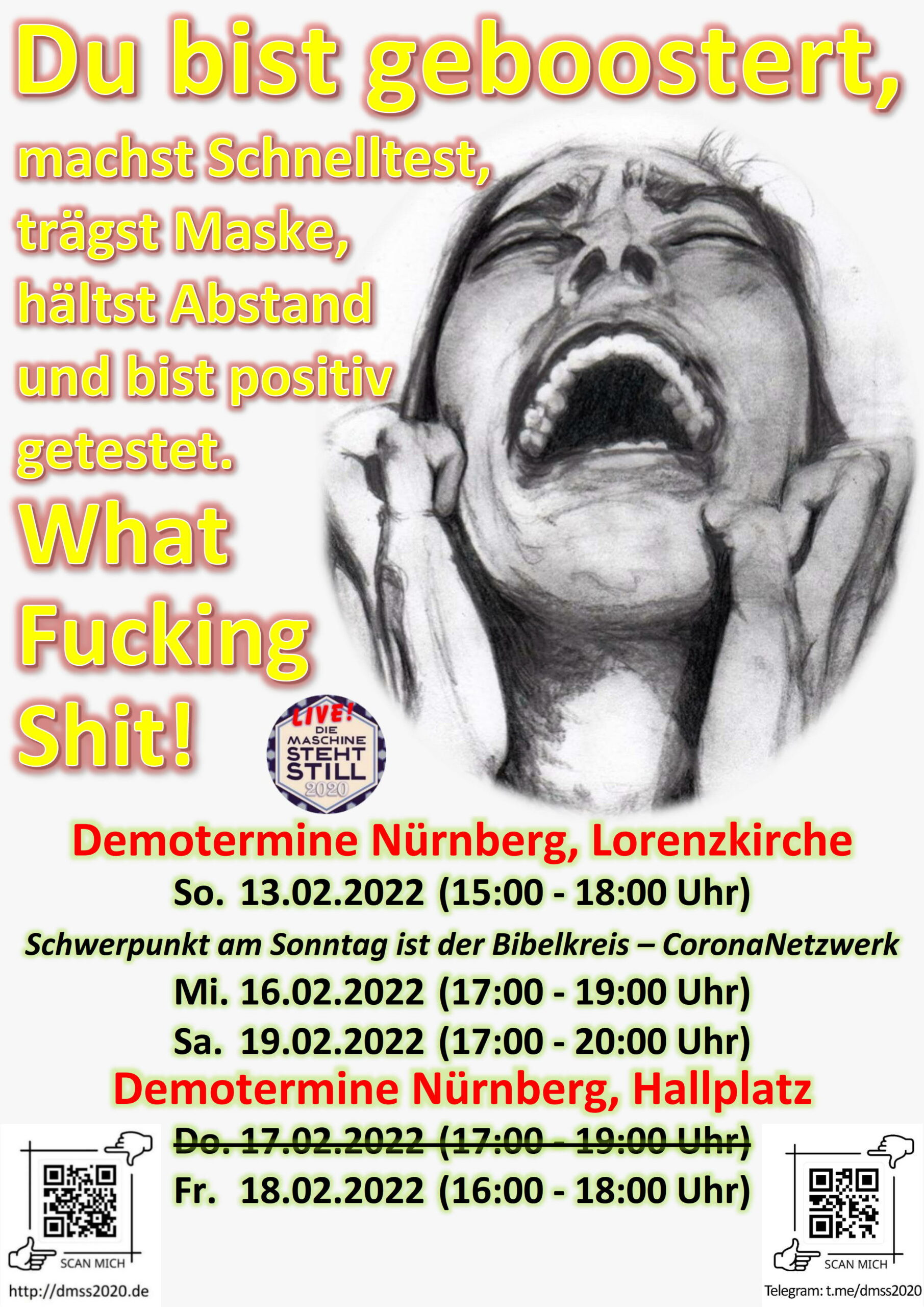 Du bist geboostert, machst Schnelltest, trägst Maske, hältst Abstand und bist positiv getestet. What Fucking Shit!