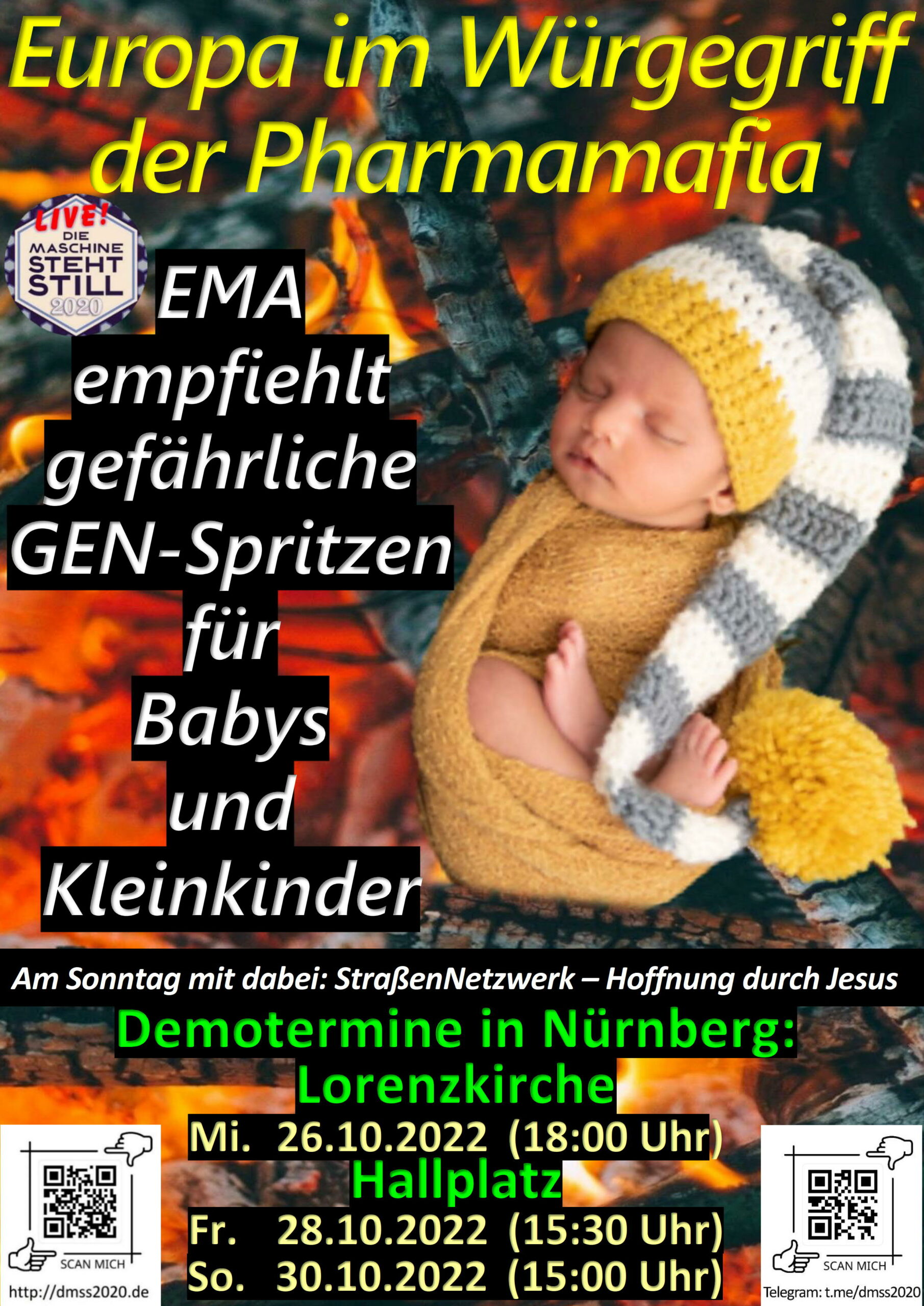 Europa im Würgegriff der Pharmamafia EMA empfielt gefährliche GEN-Spritzen für Babys und Kleinkinder
