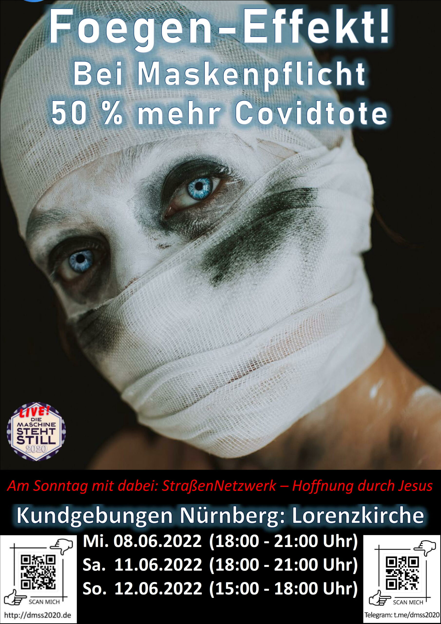 Foegen-Effekt! Bei Maskenpflicht 50 % mehr Covidtote