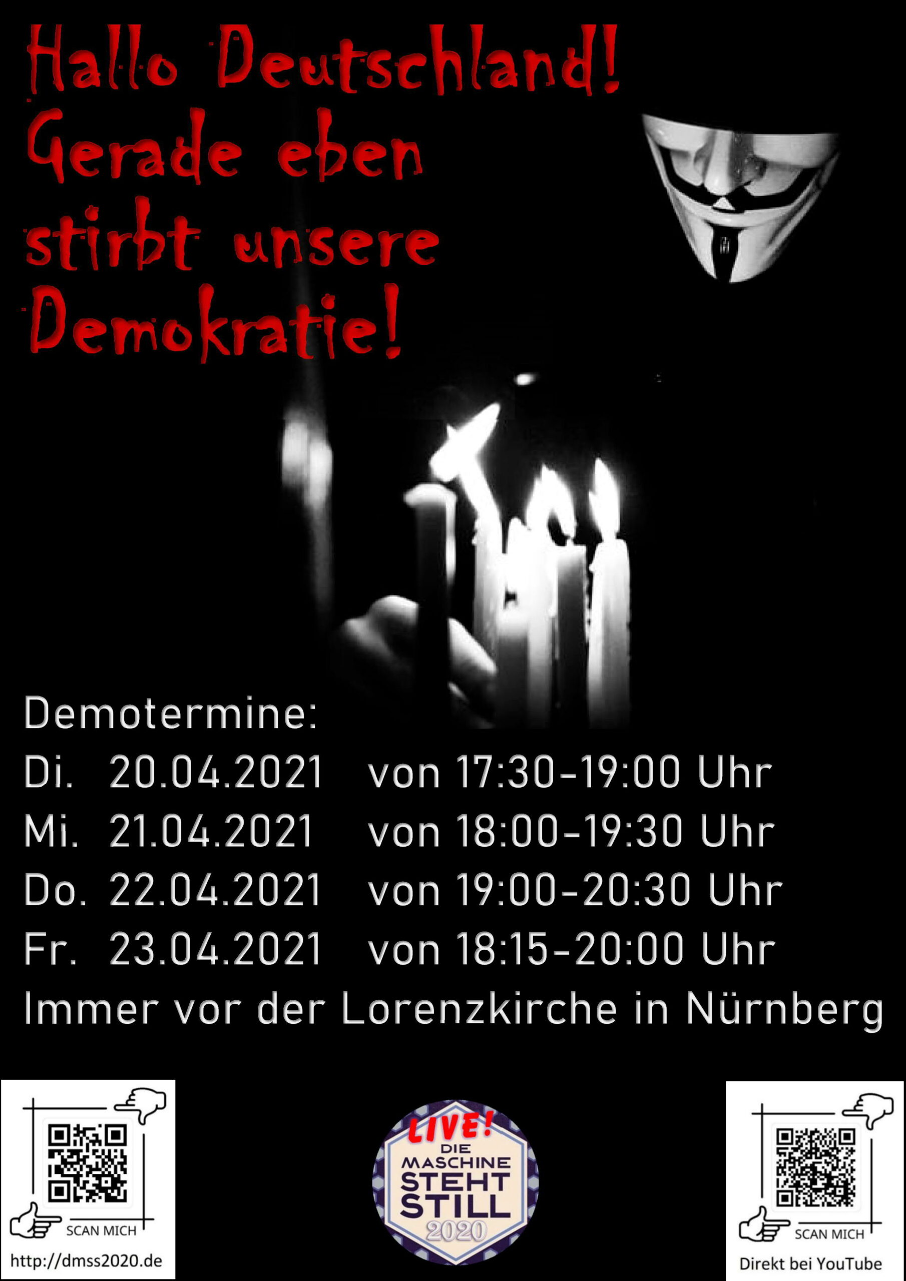 Hallo Deutschland! Gerade eben stirbt unsere Demokratie!