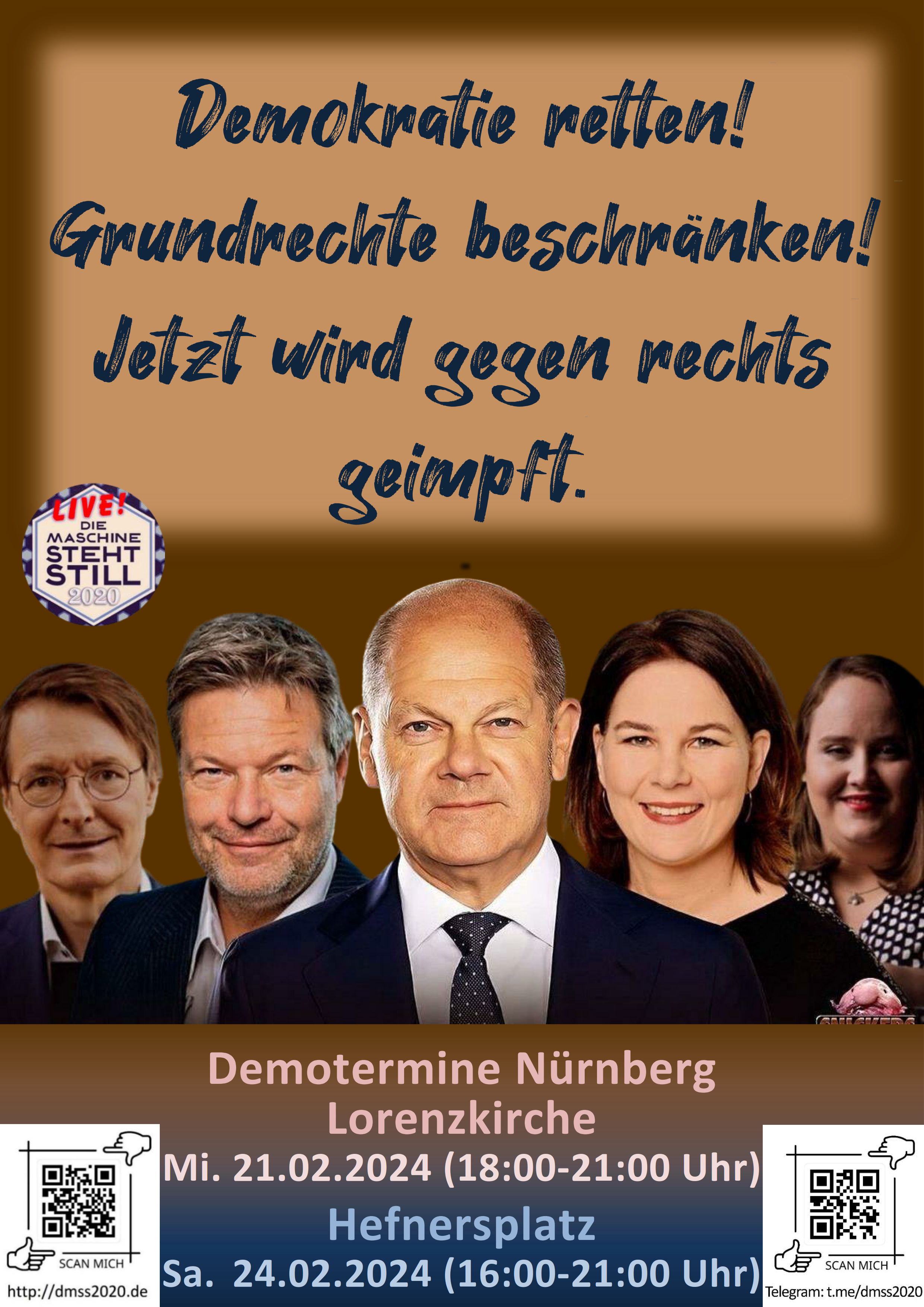 Demokratie retten! Grundrechte beschränken!