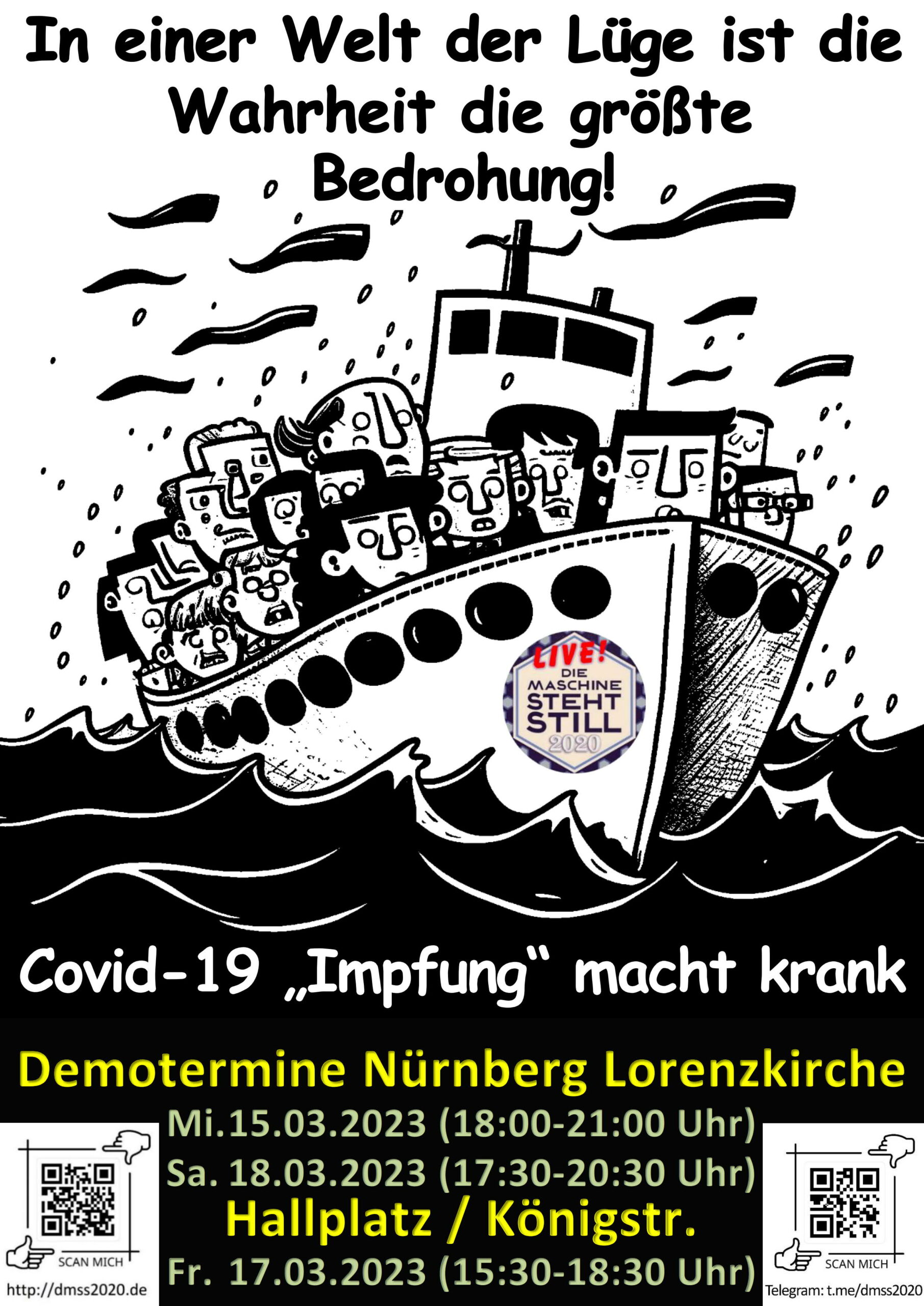 In einer Welt der Lüge ist die Wahrheit die größte Bedrohung! Covid-19 "Impfung" macht krank