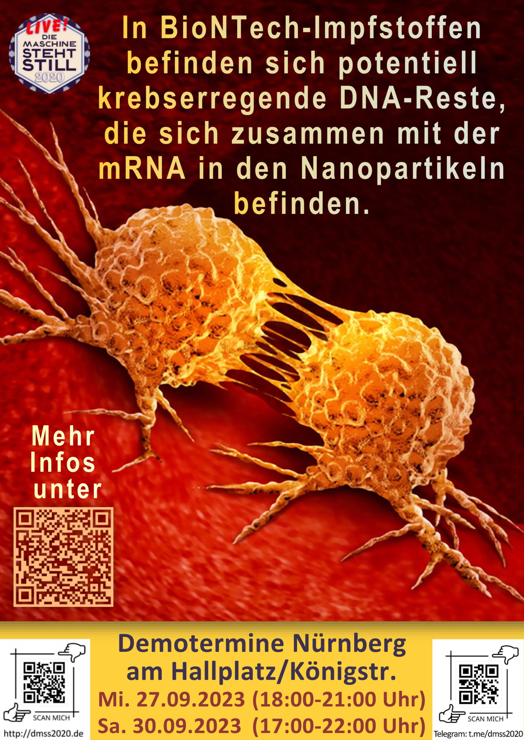 In BioNTech-Impfstoffen befinden sich poteniell krebserregende DNA-Reste, die sich zusammen mit der mRNA in den Nanopartikeln befindet