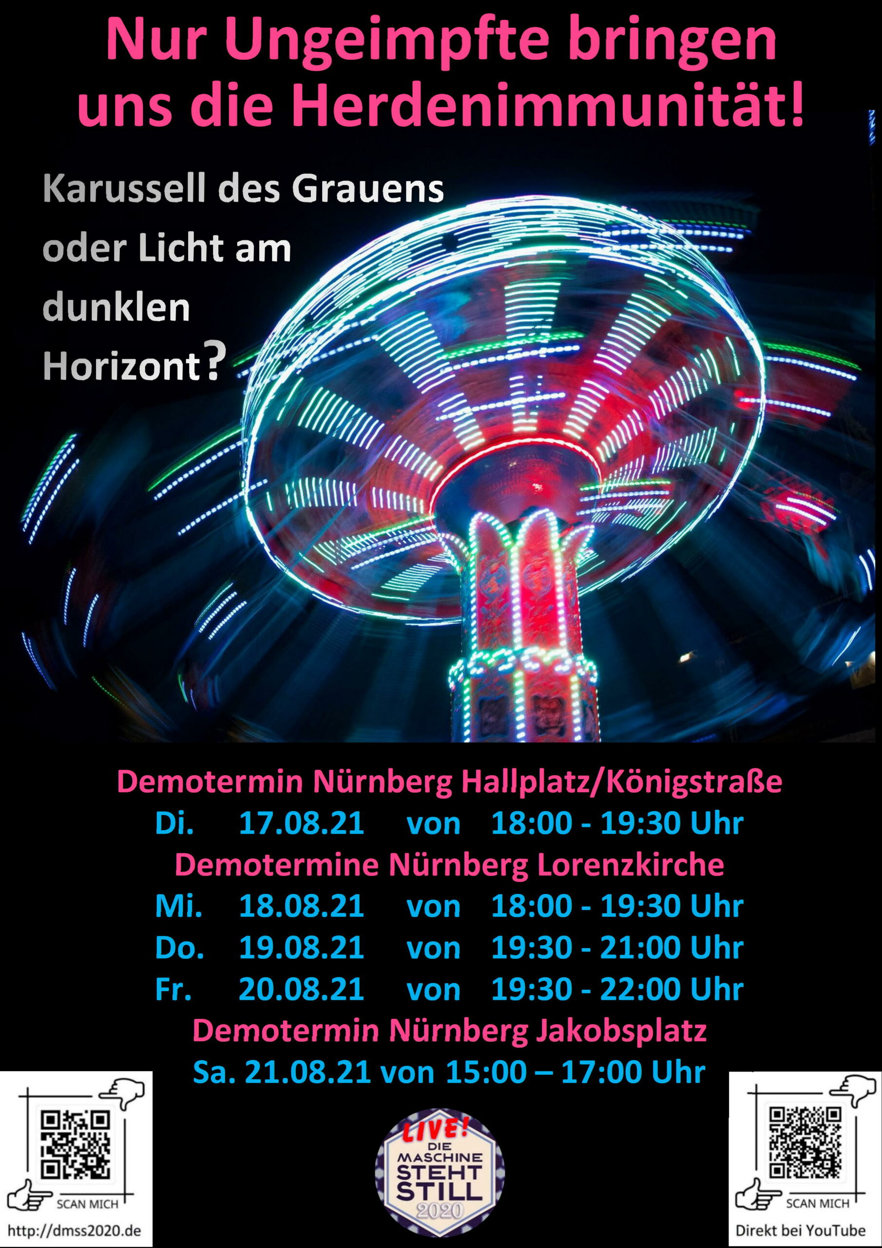 Nur die Ungeimpfte bringen uns die Herdenimmunität! Karussell des Grauens oder Licht am dunklen Horizont?