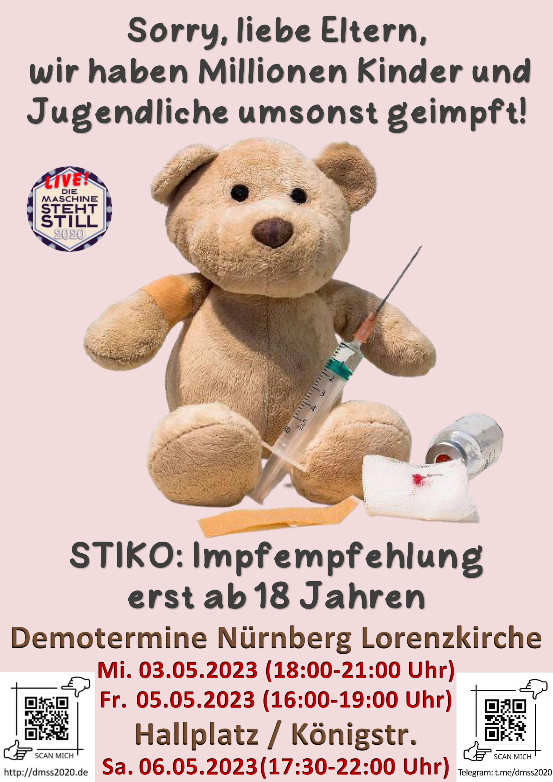 Sorry, liebe Eltern, wir haben Millionen Kinder und Jugendliche umsonst geimpft! STIKO: Impfempfehlung erst ab 18 Jahren