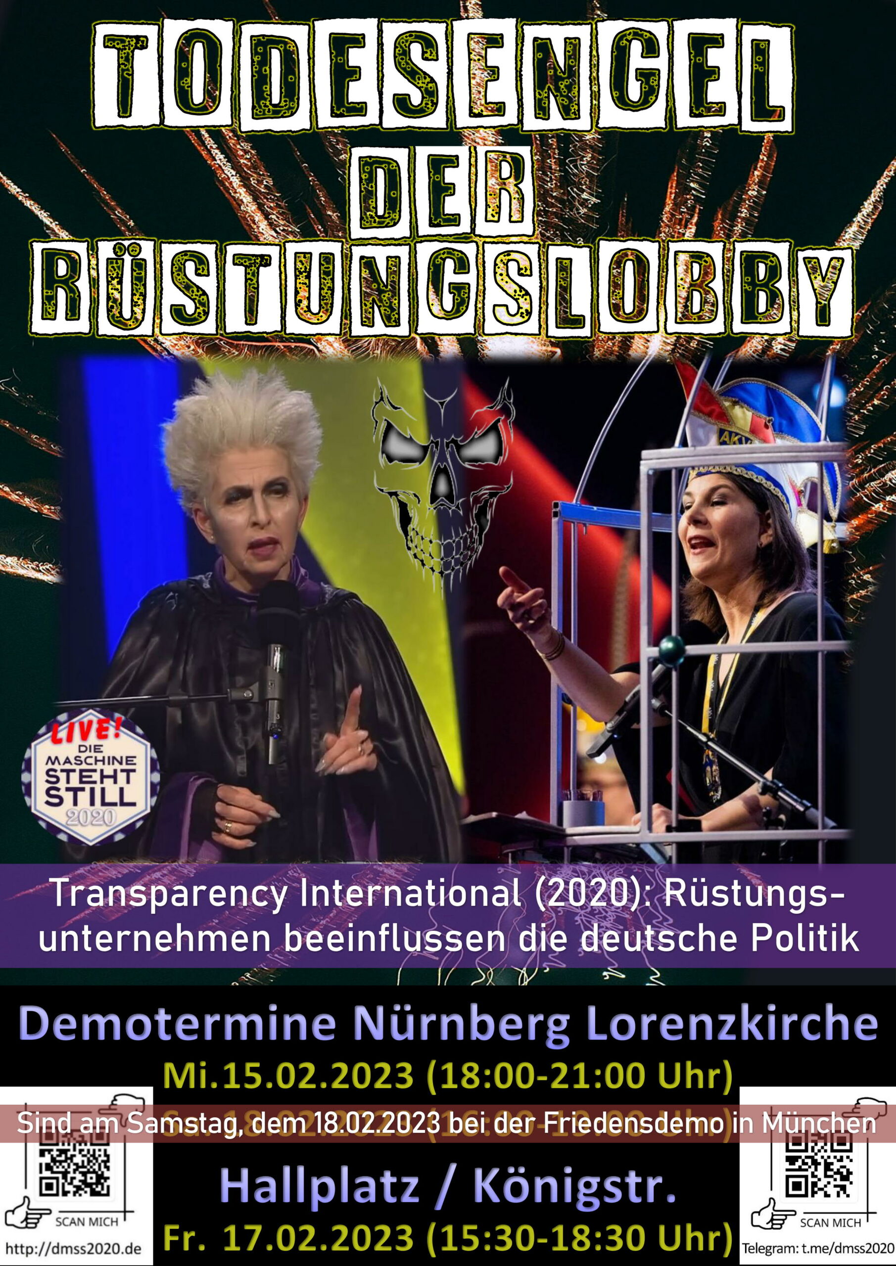 Todesengel der Rüstungslobby Transparency International (2020): Rüstungsunternehmen beeinflussen die deutsche Politik