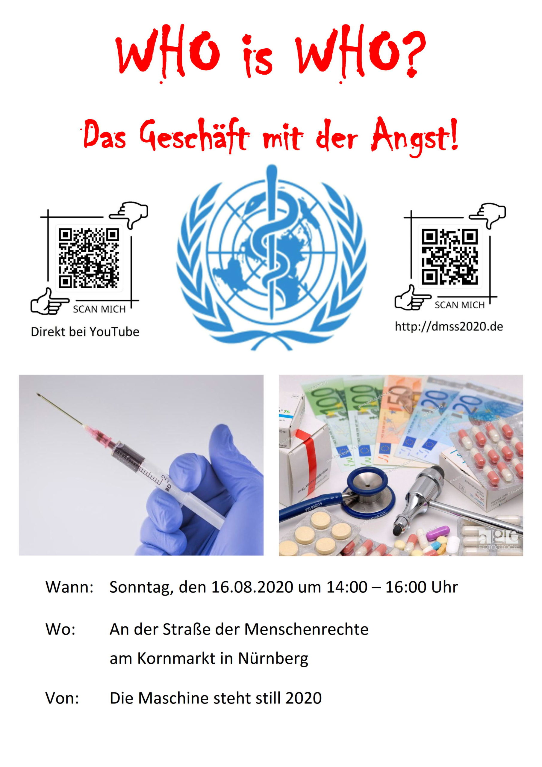 WHO is WHO? Das Geschäft mit der Angst!