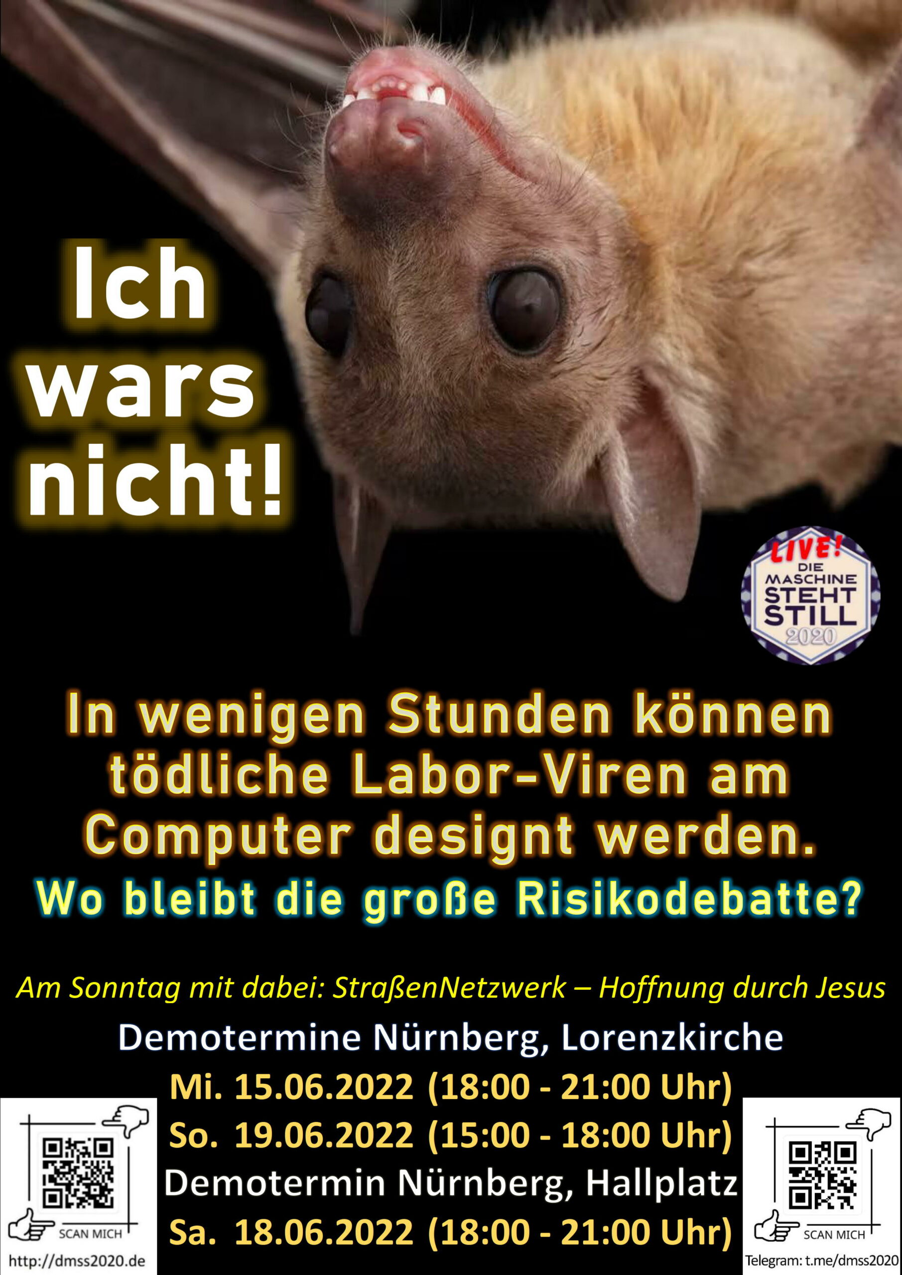 Ich wars nicht! In wenigen Stunden können tödliche Labor-Viren am Computer designt werden. Wo bleibt die große Risikodebatte?